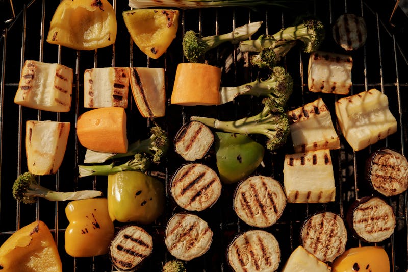 Cafe Rio grilled veggie panini on ciabatta